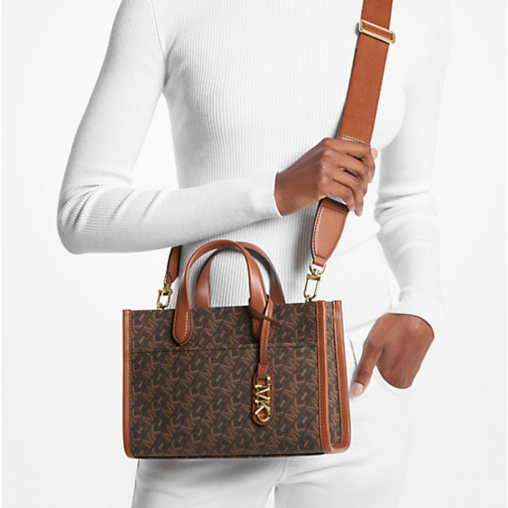 MICHAEL MICHAEL KORS Gigi Small Empire Signature Logo Messenger Bag